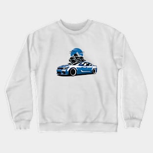 Blue Charger Nature Sunset Crewneck Sweatshirt